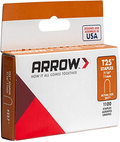 Classic Arrow Heavy Duty T25 Round Crown Staples