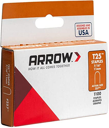 Classic Arrow Heavy Duty T25 Round Crown Staples