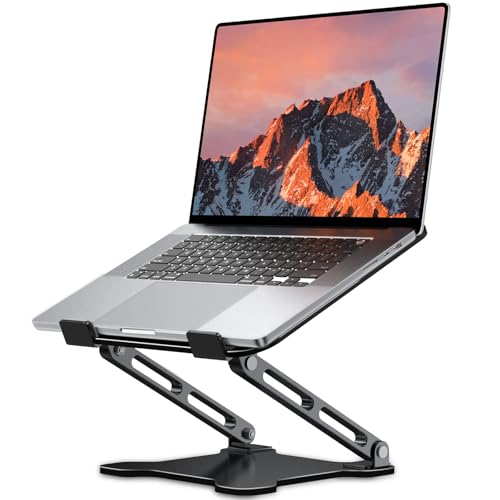 Modern LOXP Adjustable Laptop Stand for Desk, Metal Foldable Set