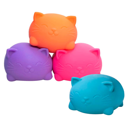 Animal-Shaped Super NeeDoh Cool Cats | Select Opal Prairie - Collectible Shaggy Monster Squishable Toy Detail