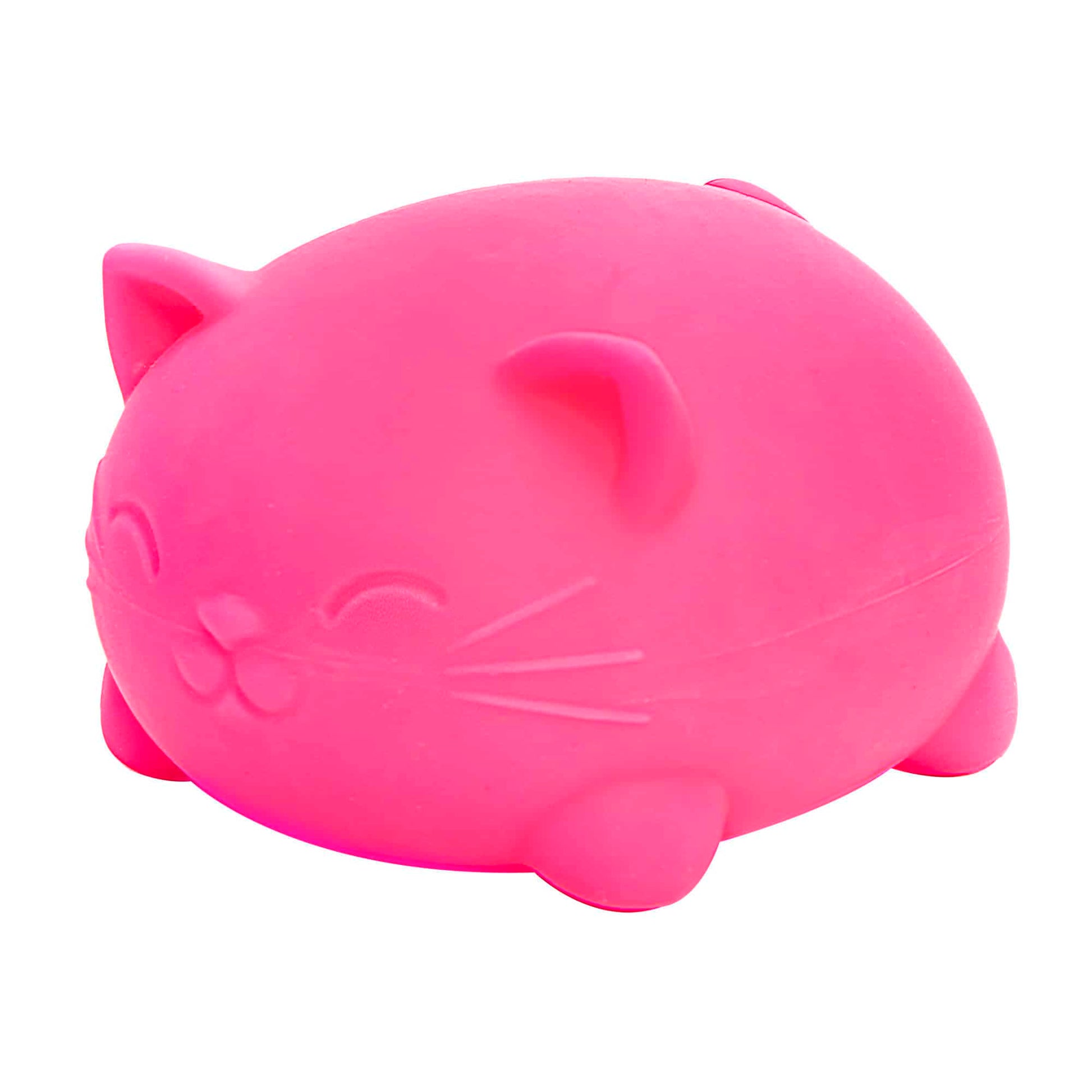Animal-Shaped Super NeeDoh Cool Cats | Select Opal Prairie - Collectible Shaggy Monster Squishable Toy Detail