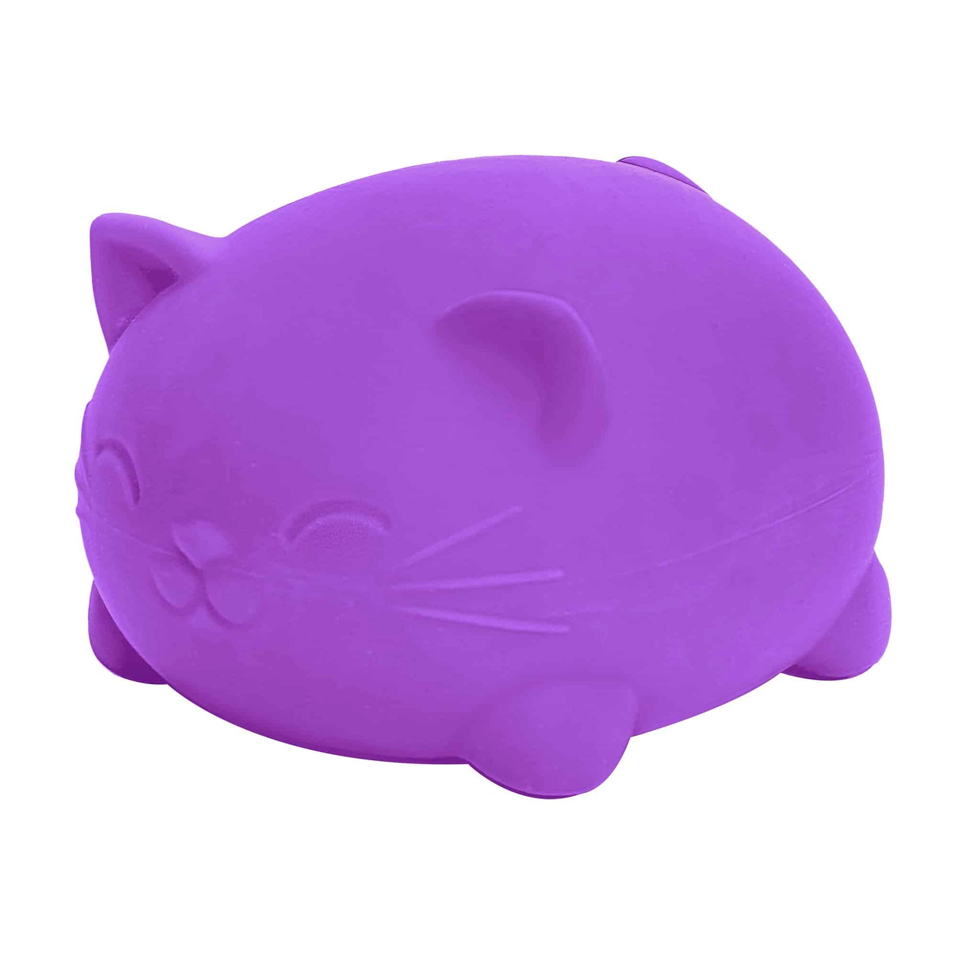Animal-Shaped Super NeeDoh Cool Cats | Select Opal Prairie - Collectible Shaggy Monster Squishable Toy Detail