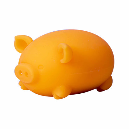 Cute Collectible NeeDoh Dig’ It Pig | Select Velvet Canopy - Purrfect Cat Squishy Character Stress Toy Detail