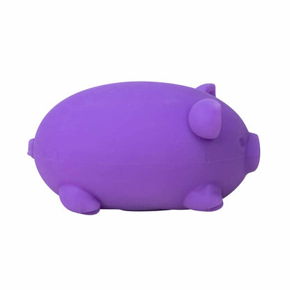 Cute Collectible NeeDoh Dig’ It Pig | Select Velvet Canopy - Purrfect Cat Squishy Character Stress Toy Detail