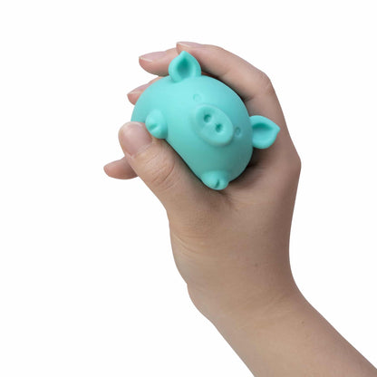 Cute Collectible NeeDoh Dig’ It Pig | Select Velvet Canopy - Purrfect Cat Squishy Character Stress Toy Detail