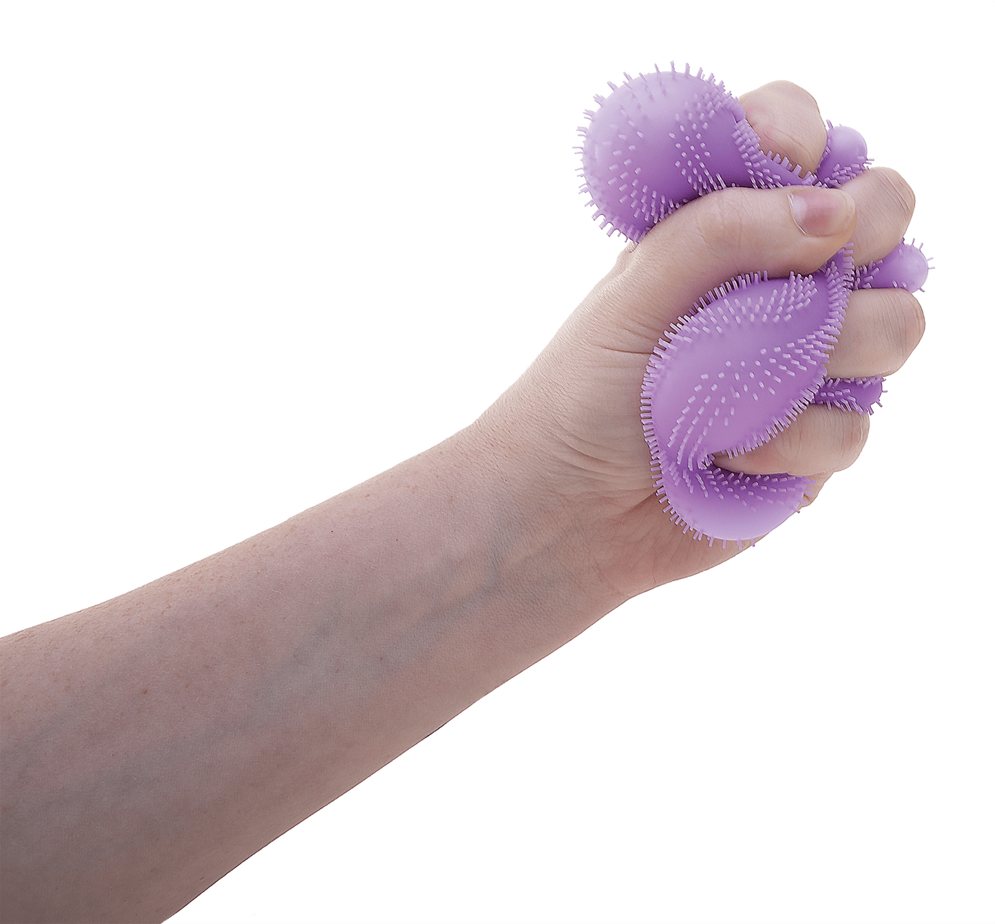 Ultra-Soothing Touch NeeDoh Fuzz Ball Flower Power | Signature Elm Point - Furry Coated Soft Touch Squishable Ball - Surprise Me! (Random Color)
