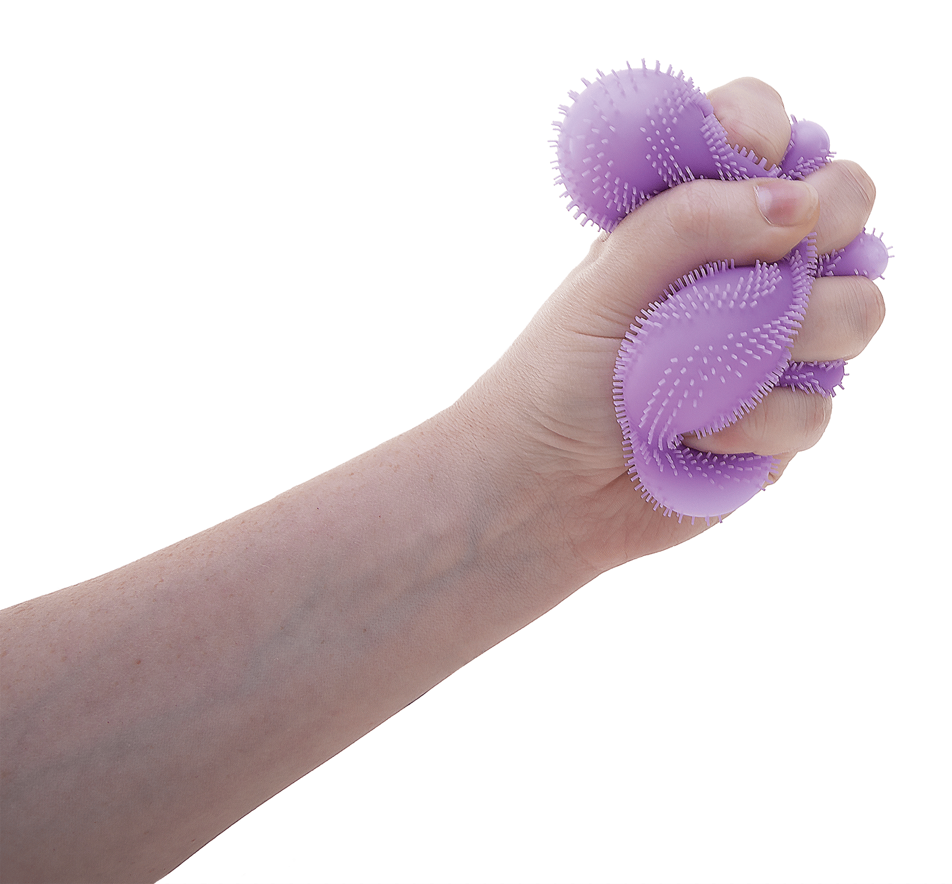 Ultra-Soothing Touch NeeDoh Fuzz Ball Flower Power | Signature Elm Point - Furry Coated Soft Touch Squishable Ball - Surprise Me! (Random Color)