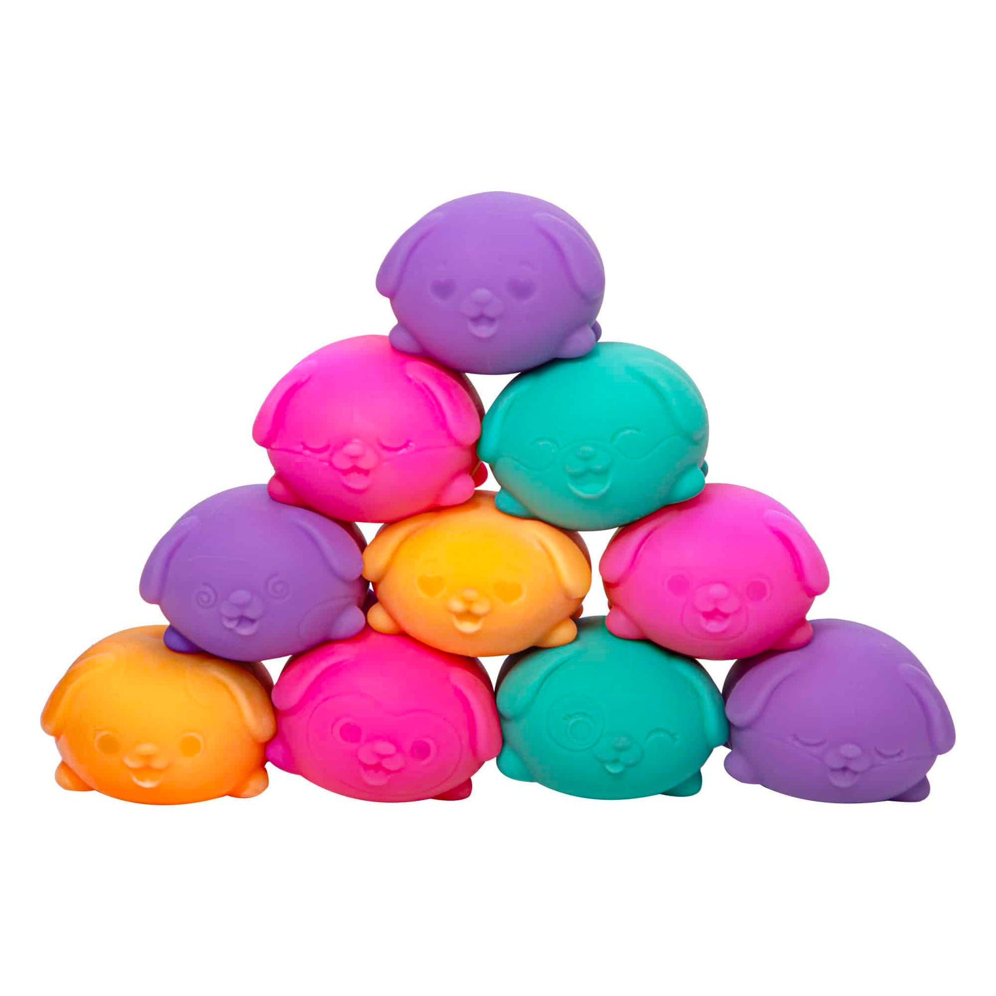 Teeny-Tiny Teenie NeeDoh Funky Pup | Edition Copper Bloom - Collectible Teenie Tiny Fidget Balls for Kids Detail