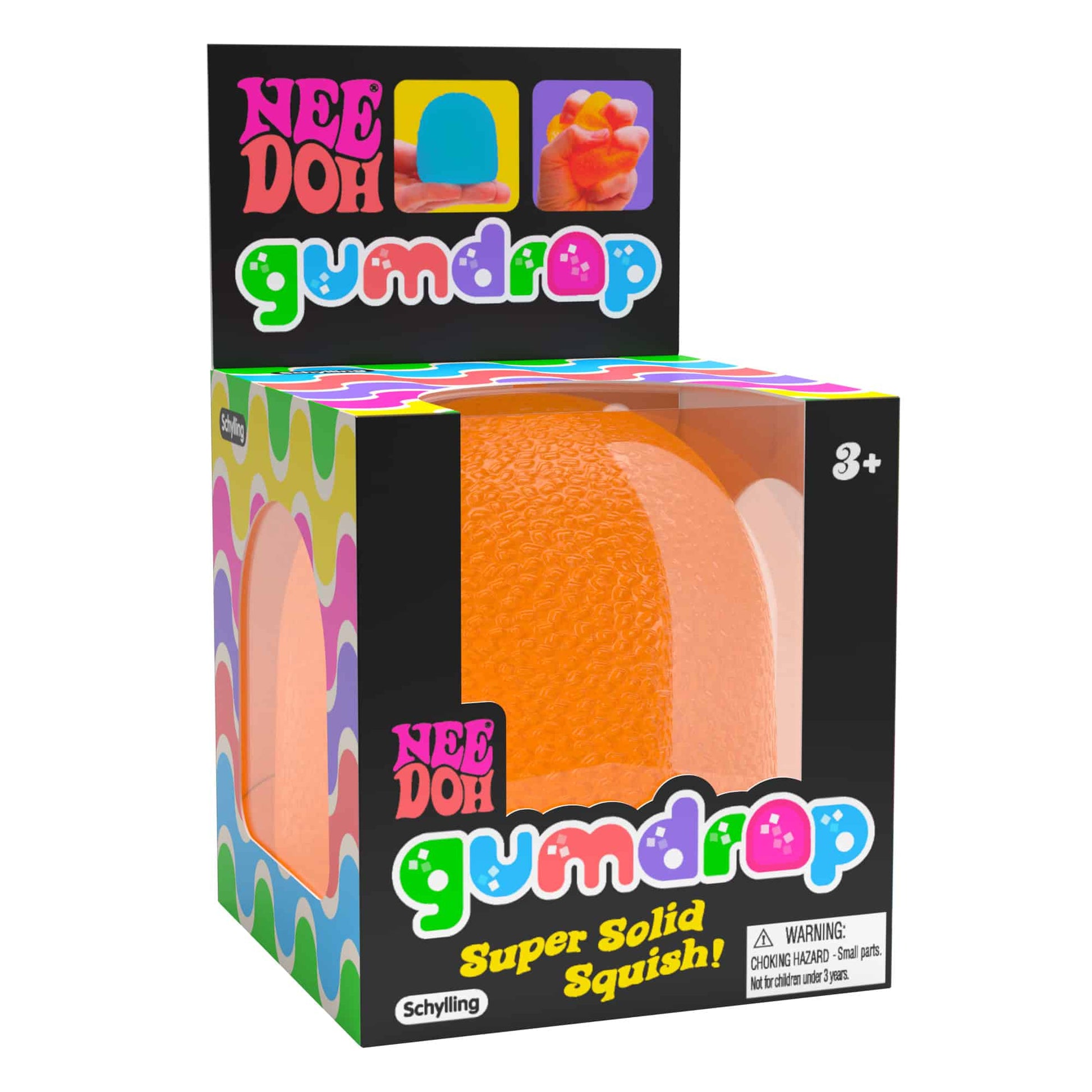 Deliciously Squishy NeeDoh Gumdrop | Edition Juniper Flare - Deliciously Soft Cupcake Sensory Glob - Surprise Me! (Random Color)