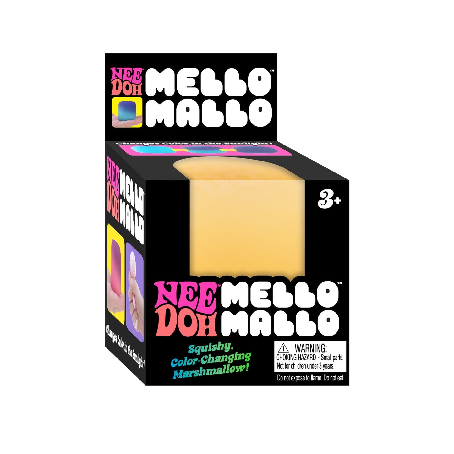 Whimsical Doughnut NeeDoh Mello Mallo | Series Stone Harbor - Squishy Dohnut Sweet Treat Shaped Stress Toy Detail