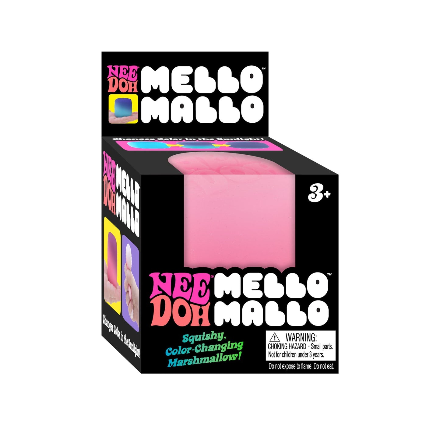 Whimsical Doughnut NeeDoh Mello Mallo | Series Stone Harbor - Squishy Dohnut Sweet Treat Shaped Stress Toy Detail