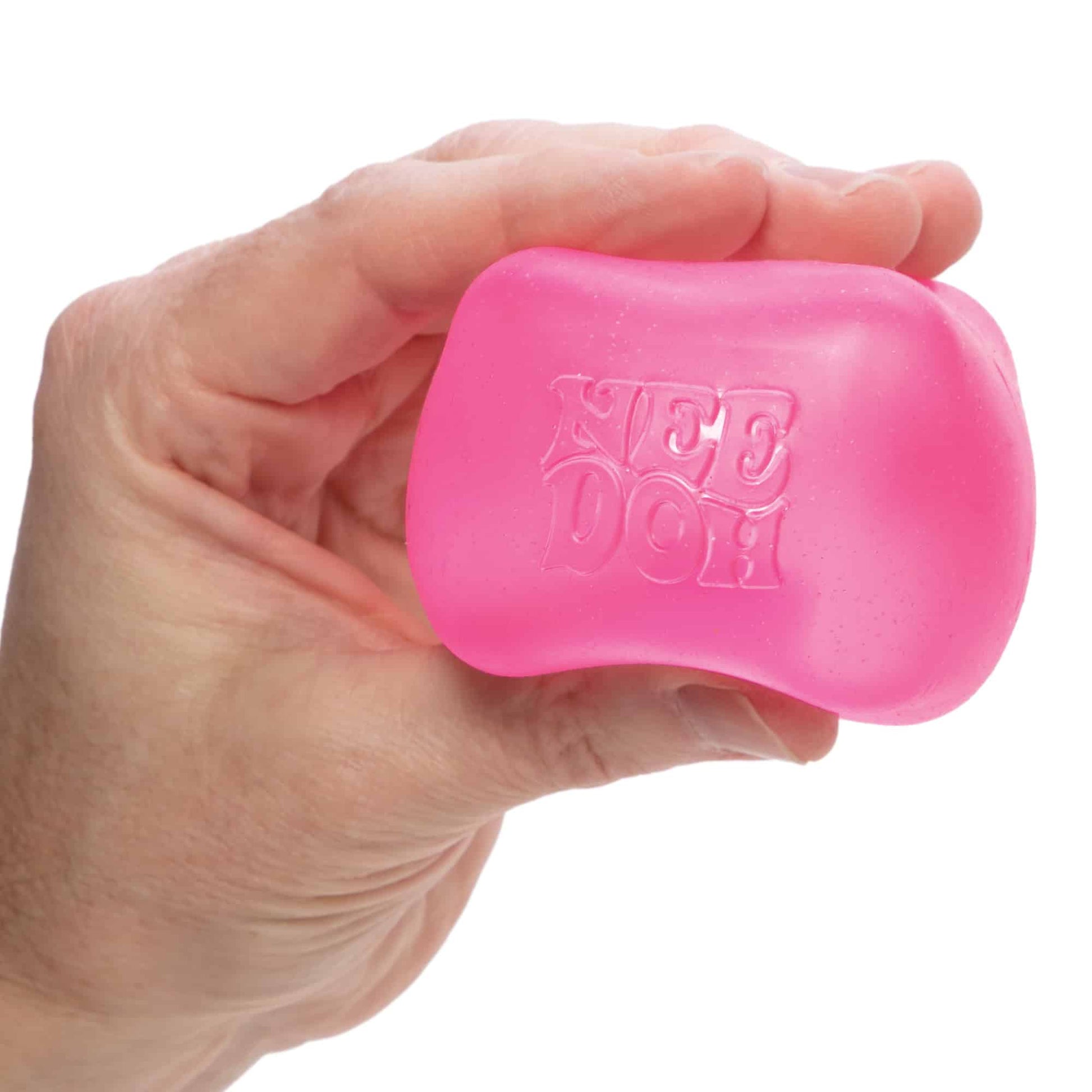Ice-Cube Texture NeeDoh Nice Cube | Series Elm Bridge - 3-Piece Assorted Nice Cubes Pack for Fidgeting Detail