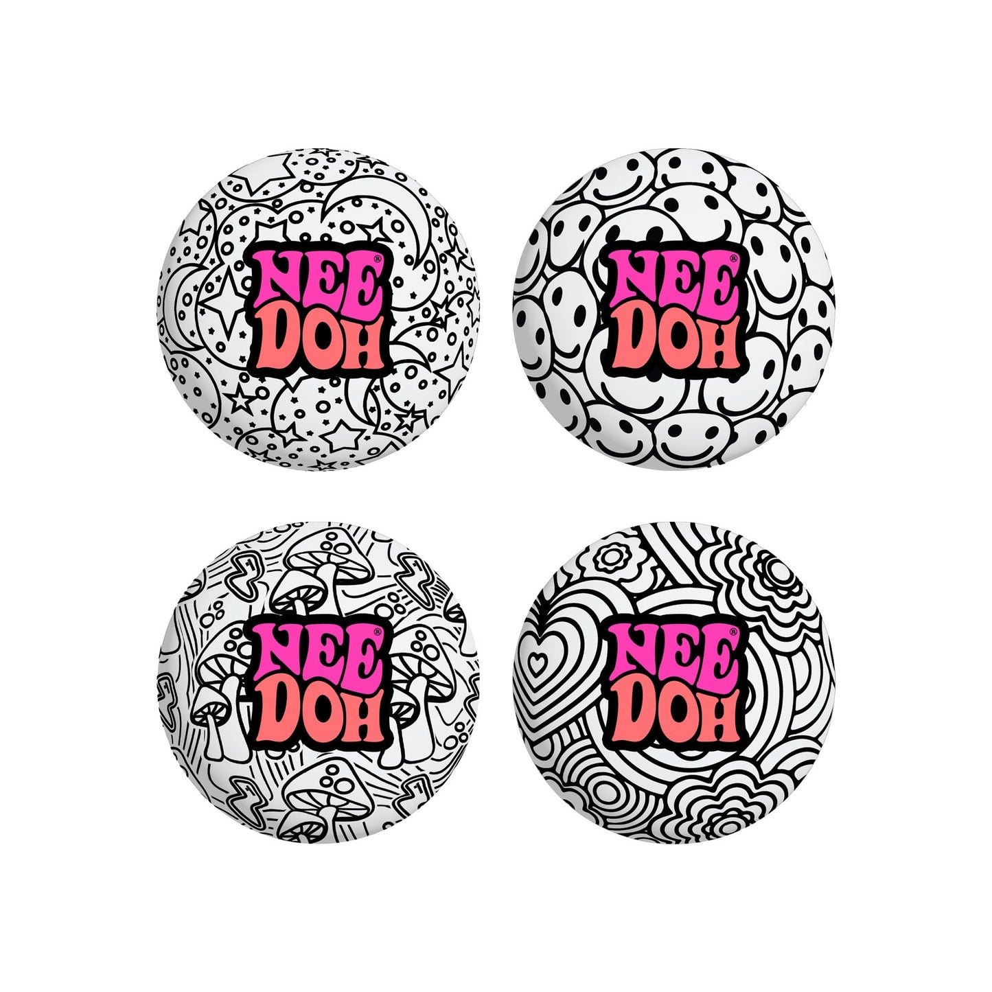 Ultra-Soothing Touch NeeDoh Press-Doh | Select Oak Terrace - Furry Coated Soft Touch Squishable Ball - Default Title