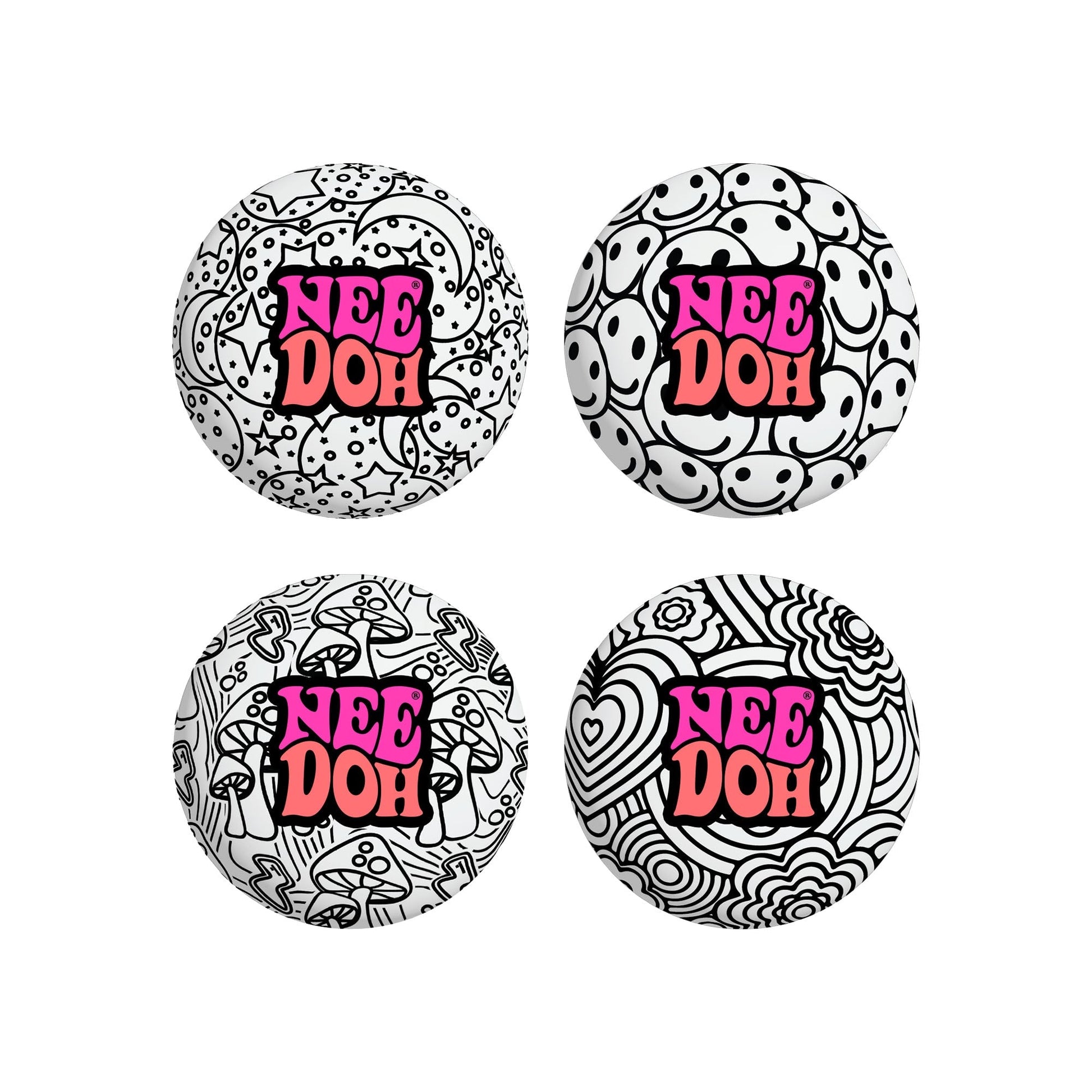 Ultra-Soothing Touch NeeDoh Press-Doh | Select Oak Terrace - Furry Coated Soft Touch Squishable Ball - Default Title