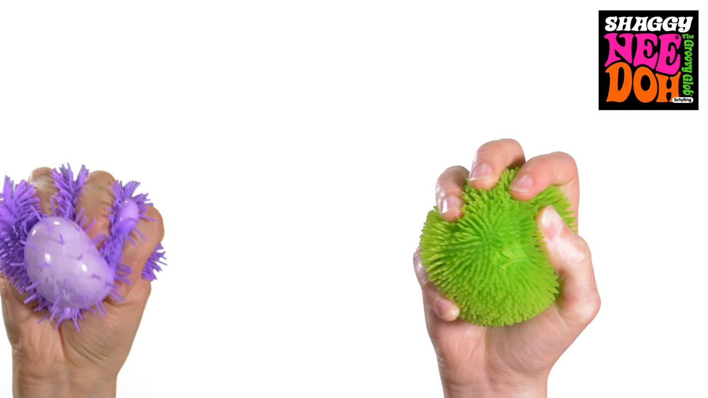 Ultra-Soothing Touch Shaggy NeeDoh | Collection Winter Creek - Spiky Textured Groovy Glob for Sensory Therapy Detail