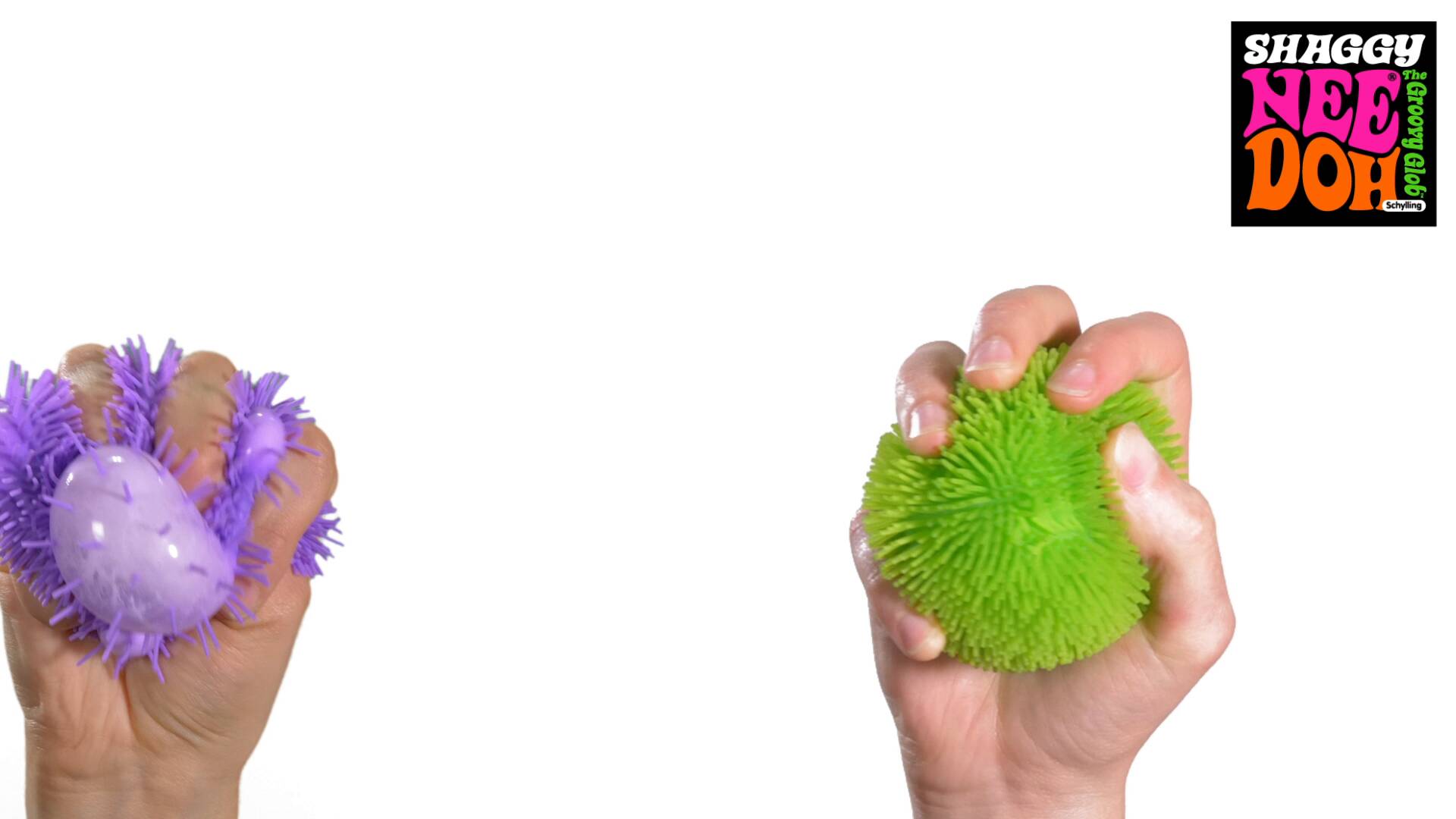 Ultra-Soothing Touch Shaggy NeeDoh | Collection Winter Creek - Spiky Textured Groovy Glob for Sensory Therapy Detail