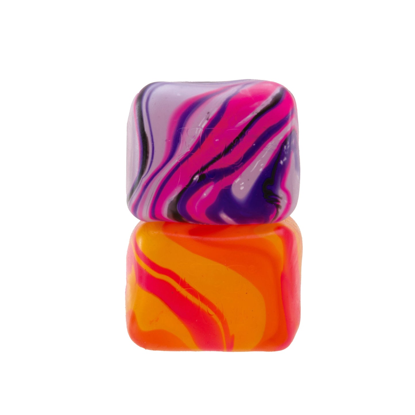 Ice-Cube Texture NeeDoh Nice Cube Swirl | Select Golden Pond - 3-Piece Assorted Nice Cubes Pack for Fidgeting Detail