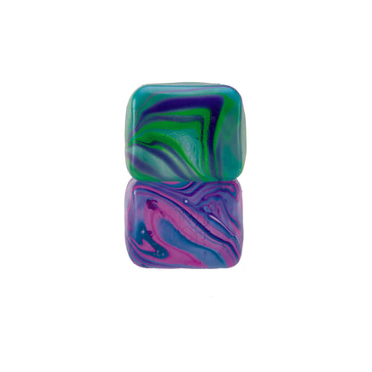 Ice-Cube Texture NeeDoh Nice Cube Swirl | Select Golden Pond - 3-Piece Assorted Nice Cubes Pack for Fidgeting Detail