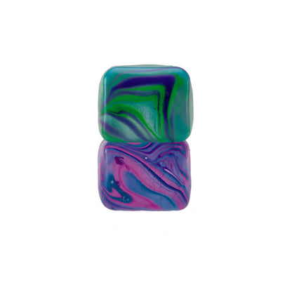 Ice-Cube Texture NeeDoh Nice Cube Swirl | Select Golden Pond - 3-Piece Assorted Nice Cubes Pack for Fidgeting Detail