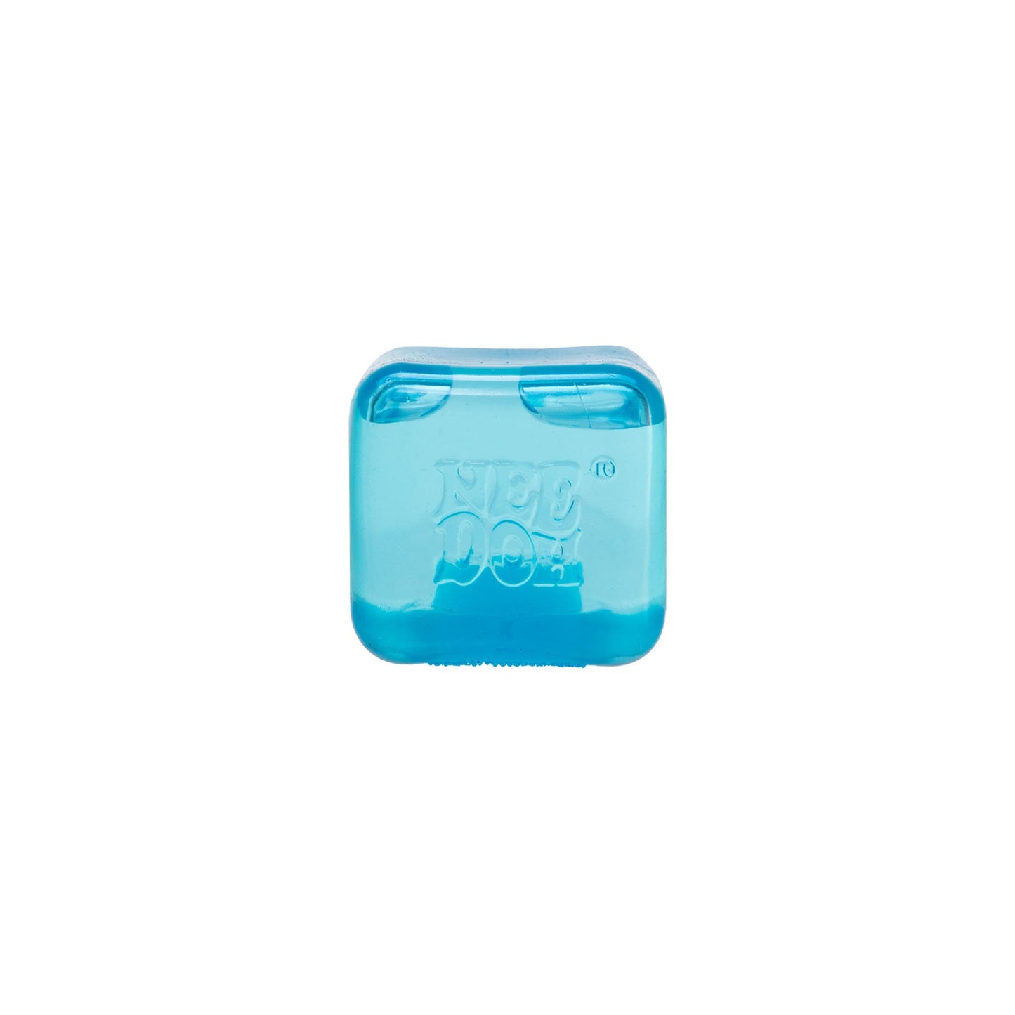 Ice-Cube Texture NeeDoh Nice Ice Baby | Series Canyon Trail - Crystal Clear Squishable Ice Cube NeeDoh Detail
