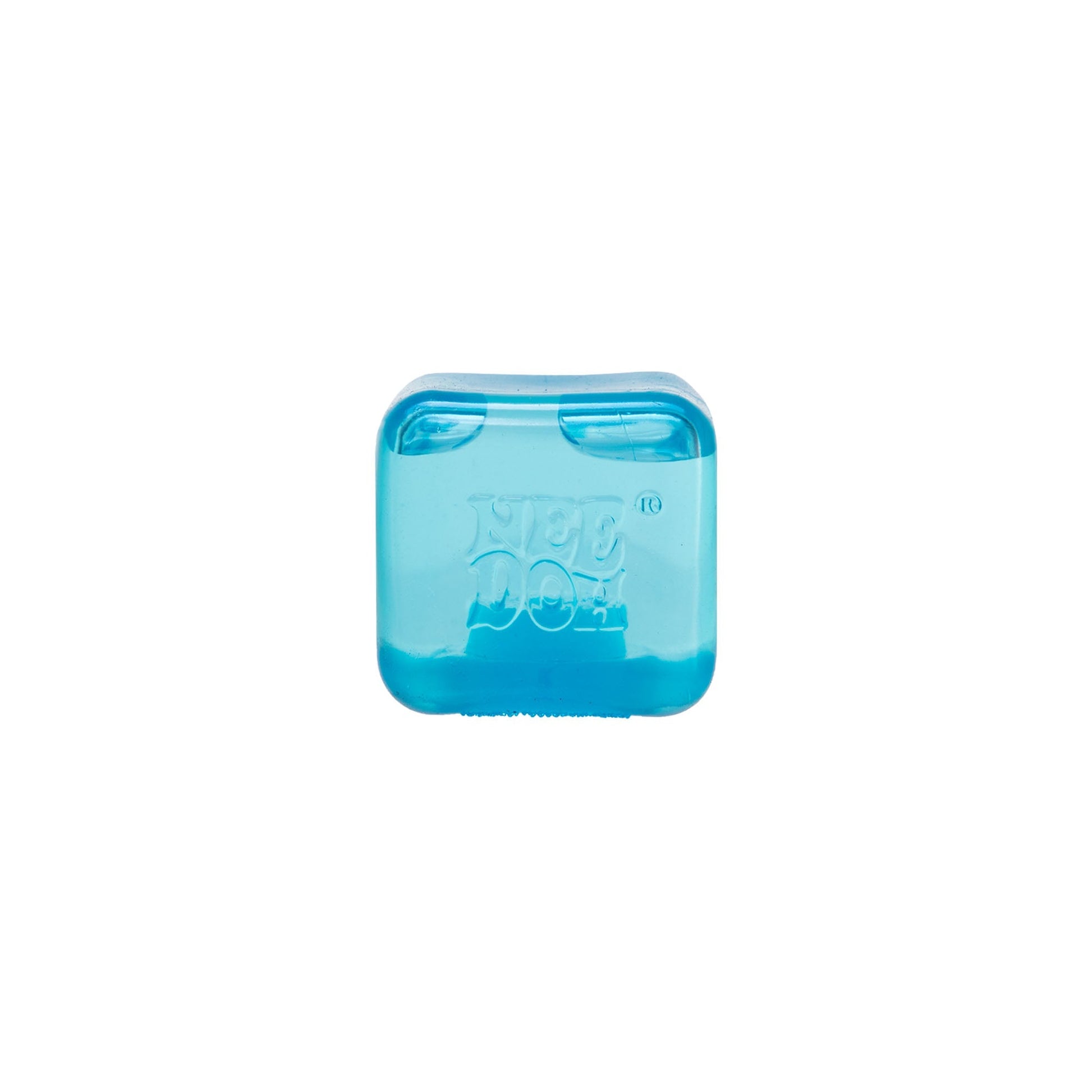Ice-Cube Texture NeeDoh Nice Ice Baby | Series Canyon Trail - Crystal Clear Squishable Ice Cube NeeDoh Detail