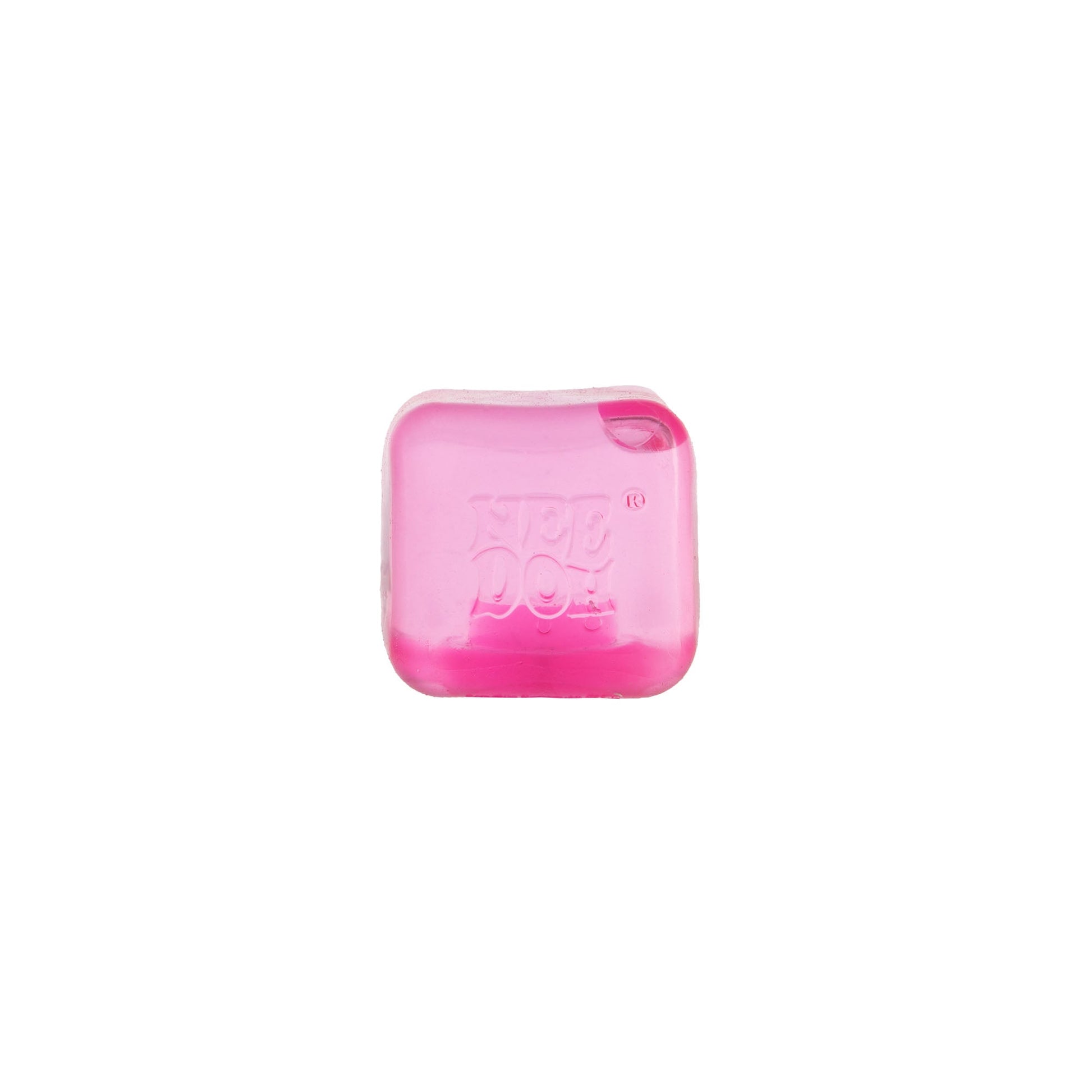 Ice-Cube Texture NeeDoh Nice Ice Baby | Series Canyon Trail - Crystal Clear Squishable Ice Cube NeeDoh Detail