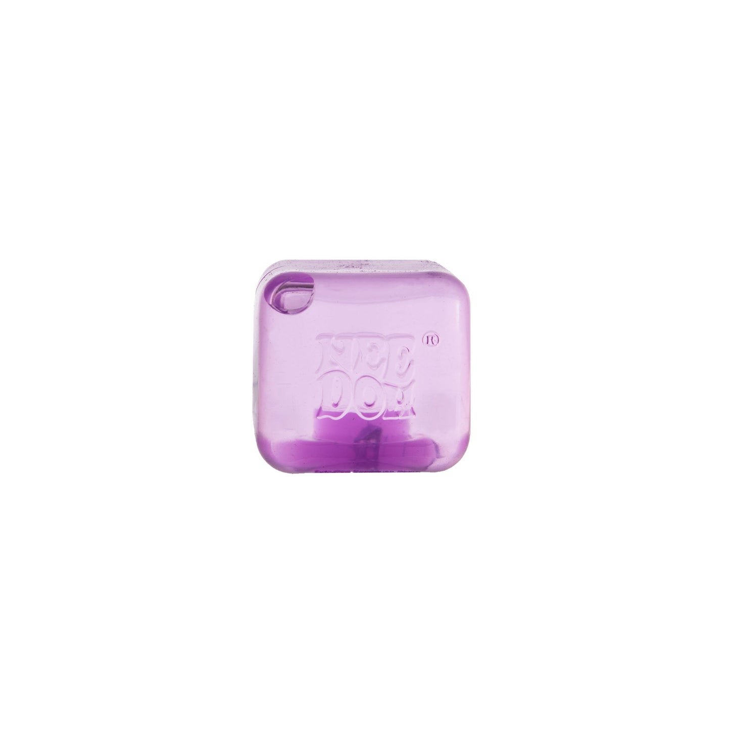 Ice-Cube Texture NeeDoh Nice Ice Baby | Series Canyon Trail - Crystal Clear Squishable Ice Cube NeeDoh Detail